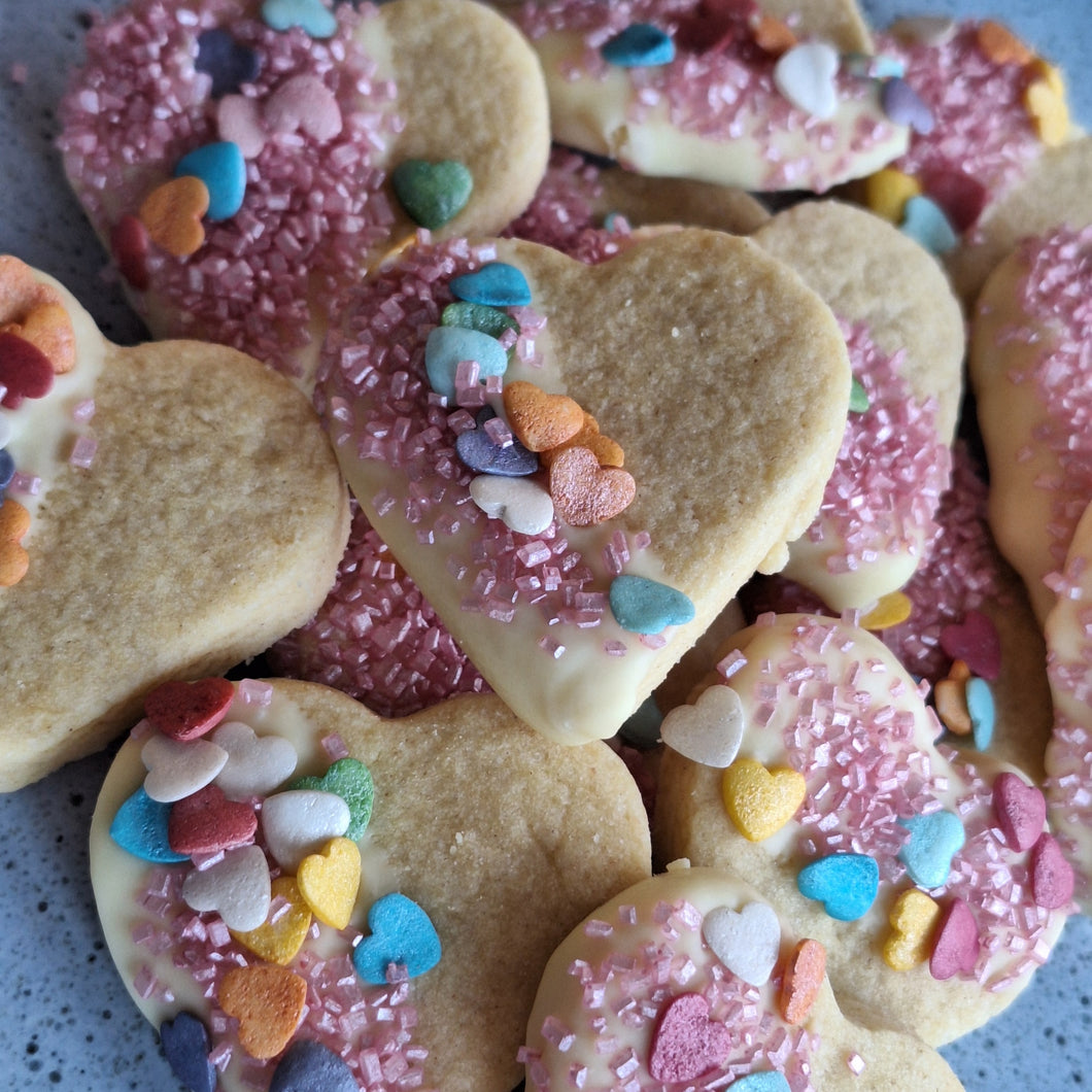 Heart Shaped Shortbread Cookie Kit