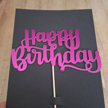 Happy Birthday Cake Topper (Card)