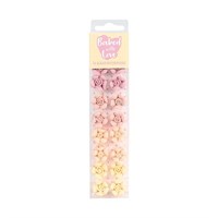 16 Ombre Flowers edible decorations