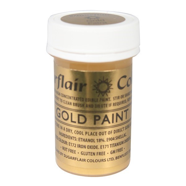 Edible Food Paint - Gold / Rose Gold / Silver - 20g