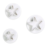 Stars x 3 Plunge Cutters Set