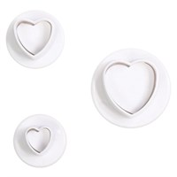 Hearts x 3 Mini Plunge Cutter Set