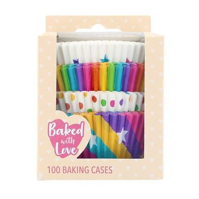 Baked with Love Rainbow Cases x 100