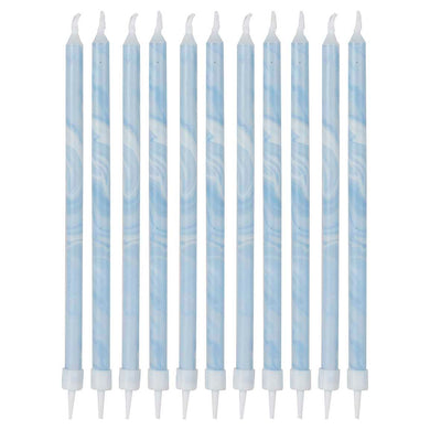 Tall 'Marble' Candles x 12