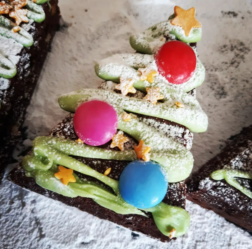 Christmas Tree Brownie Kit