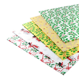 Cake Cards Square Christmas Patterned 10"