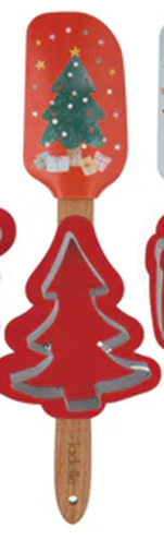 Festive Design Spatula & Cookie Cutter Sets