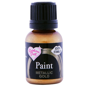 Edible Gold / Rose Gold / Silver Food Paint 20g