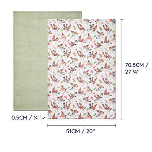 Robin Tea Towels x 2