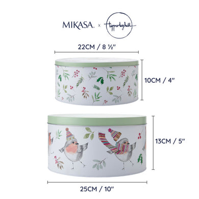 Robin Cake Tins x 2