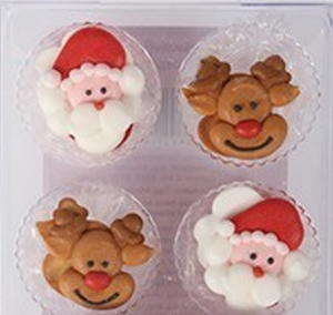 Santa & Rudolph Sugar Pipings