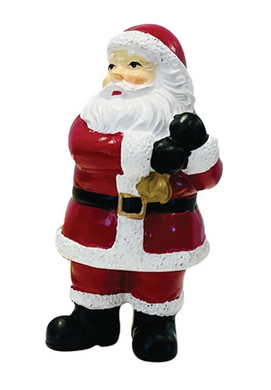 Traditional Santa Resin Cake Topper