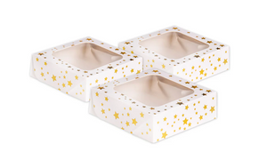 Gold Star Treat Boxes x3