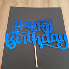 Happy Birthday Cake Topper (Card)