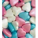Pastel Tablet Pink Blue & White Hearts  50g