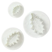 Holly Leaf x 3 Plunge Cutter Set