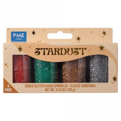 Christmas Stardust Edible Glitter 4 x 30g
