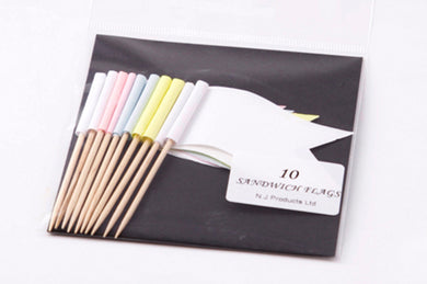 Sandwich Flags x 10