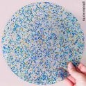 10" Round Glitter Acrylic Cake Board