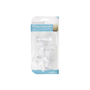Plunge Cutters Set - Snowflakes x 3