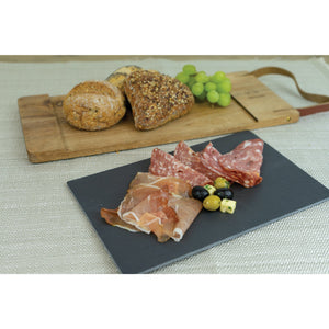 Serving Board: Slate & Wood