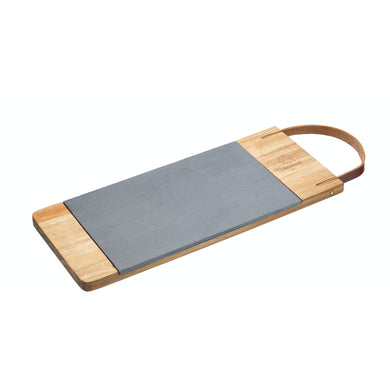 Serving Board: Slate & Wood