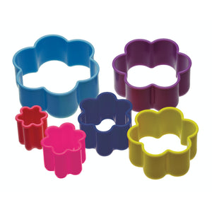 Tub of 6 Multicoloured Cookie Cutters - various shapes available