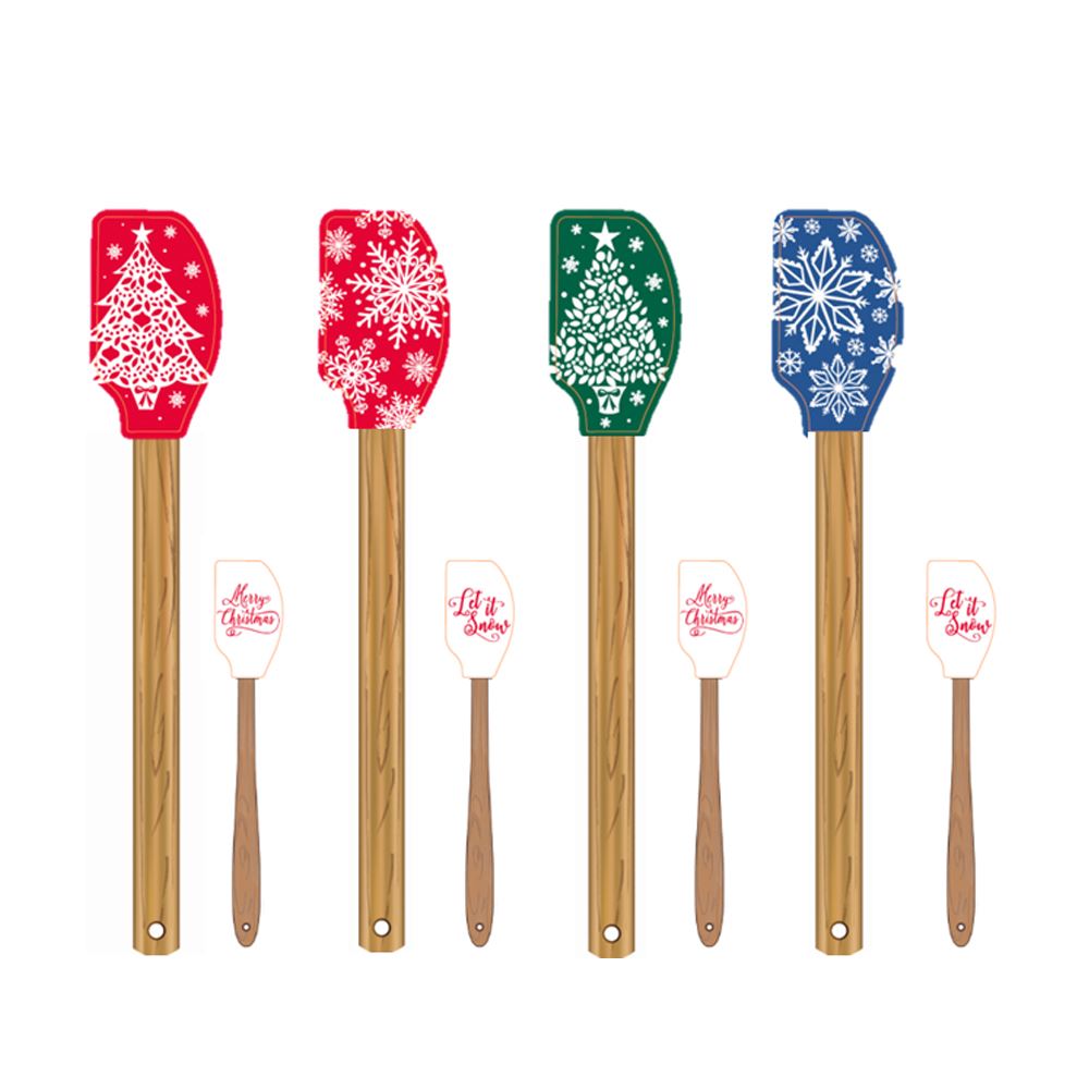 Spatula: Coloured Christmas Designs