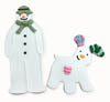 Snowman & Snowdog Cookie Cutters Set