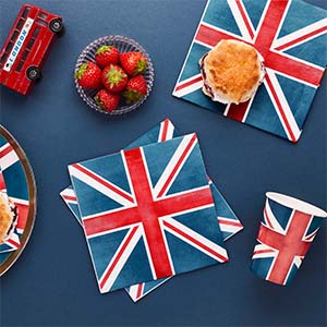 Union Jack Paper Napkins