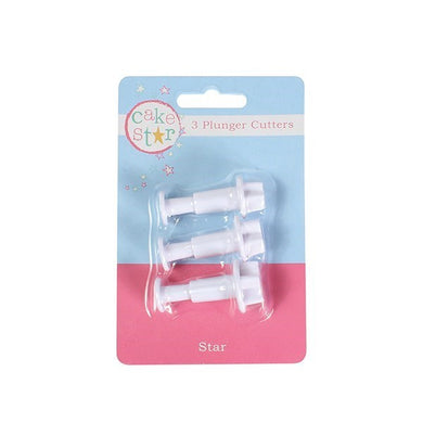 Plunge Cutters Set - Stars x 3